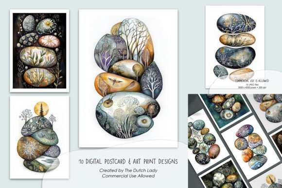 Download Pebble Art Postcards &amp; Art Prints - Pebble Collection