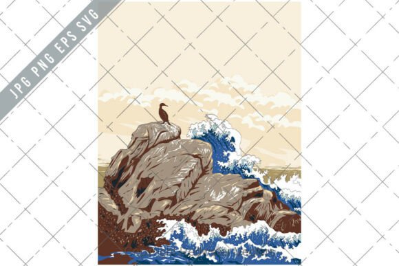 Download Cormorant at Restless Sea Pebble Beach - Premium Resources