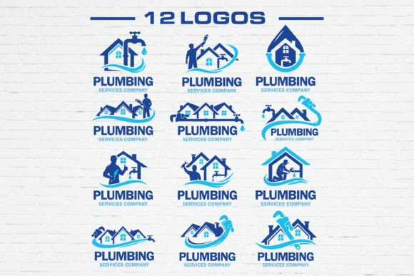 Download Plumbing Business Logo Bundle - Business logo Collection